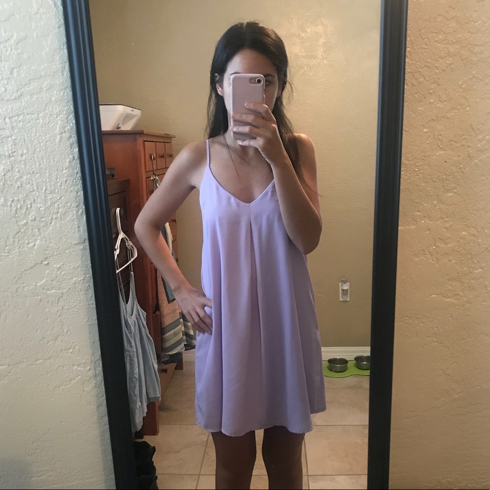 Lavender mini dress!!